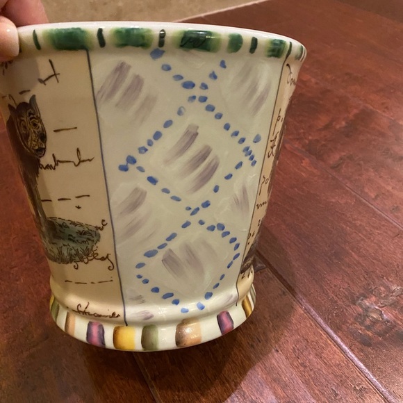 John Derian Cache Pot Vase Tozai Home Hand Painted Vintage Collectible - Picture 3 of 6